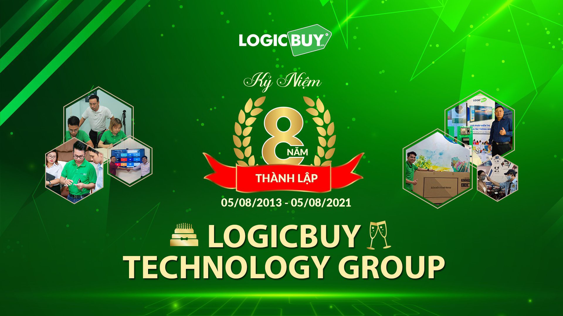 Kỷ niệm 8 năm ngày thành lập LogicBUY Tech Group