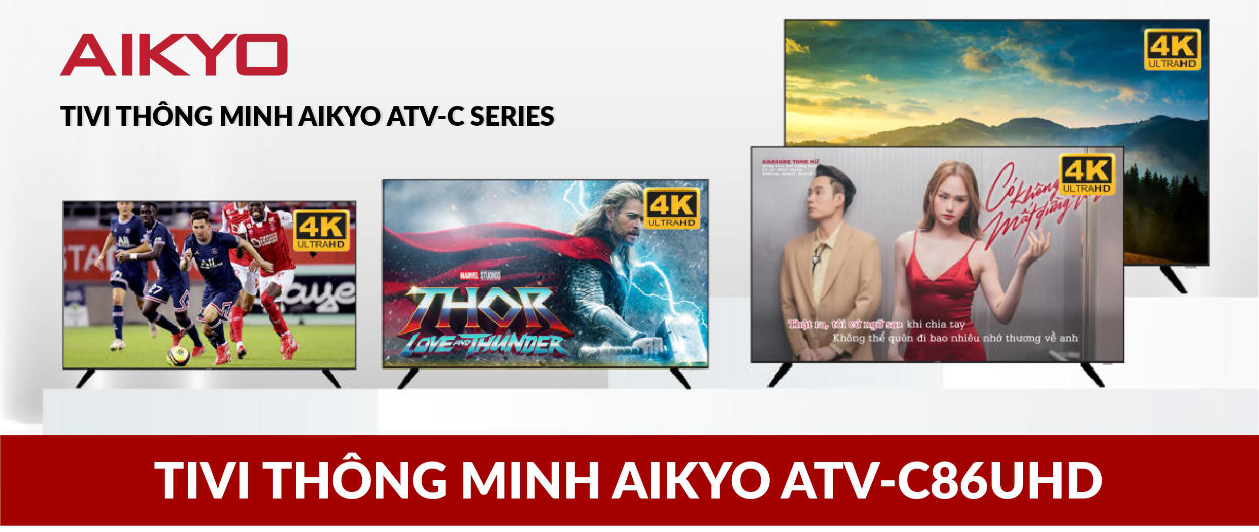Tivi Thông Minh Aikyo ATV – C86UHD