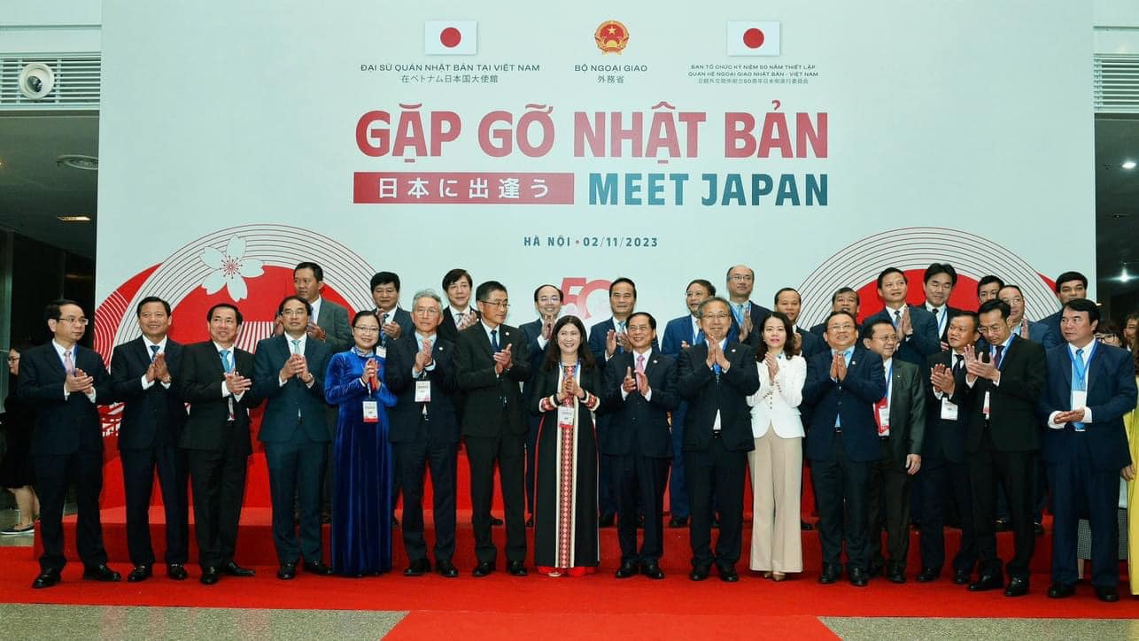 sự kiện “Gặp gỡ Nhật Bản 2023” đã được tổ chức tại Bộ Ngoại giao Việt Nam, do Bộ Ngoại giao Việt Nam, Đại sứ quán Nhật Bản và Ban tổ chức kỷ niệm 50 năm thiết lập quan hệ ngoại giao Nhật Bản – Việt Nam