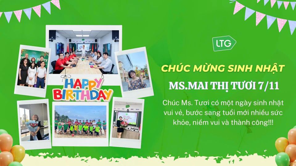 Chúc mừng Sinh Nhật Ms.Mai Thị Tươi