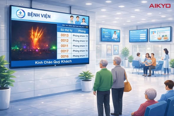 LED Wall COB thế hệ mới: “trái tim hiển thị” cho bệnh viện, nhà ga – sân bay, trung tâm hội nghị và doanh nghiệp